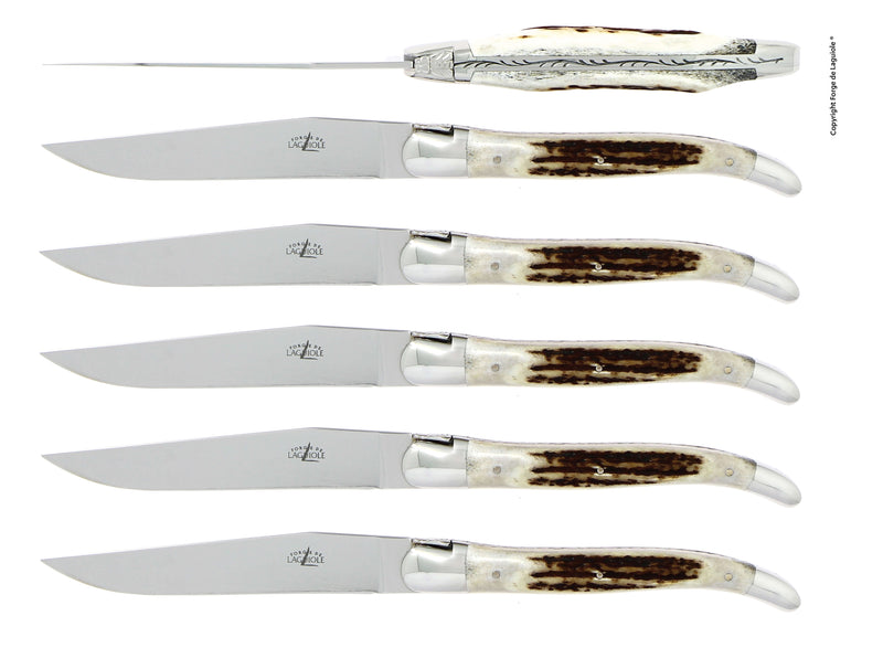 Forge de Laguiole Deer Antlers Forks — Set of 6