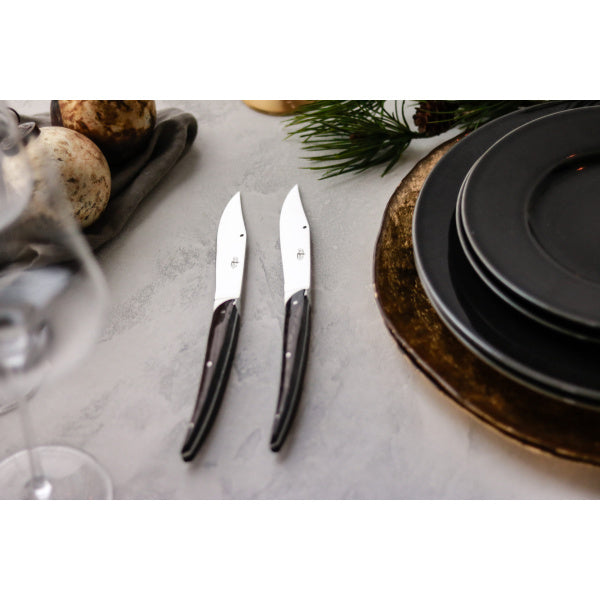 Forge de Laguiole "Passedat" Densified Ash Table Knives — Set of 6 - image 2