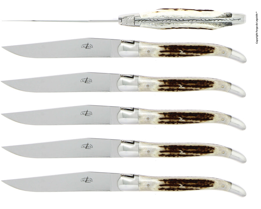 Forge de Laguiole Deer Antlers Forks — Set of 6