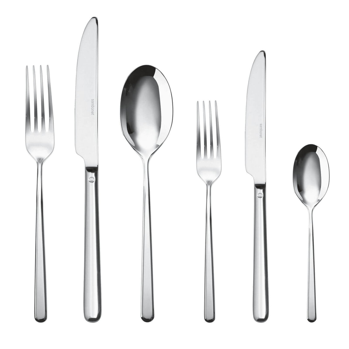 Sambonet Linear Cutlery Set — 72 Pieces