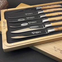 Laguiole en Aubrac Olivewood Table Knives - 6 Pieces