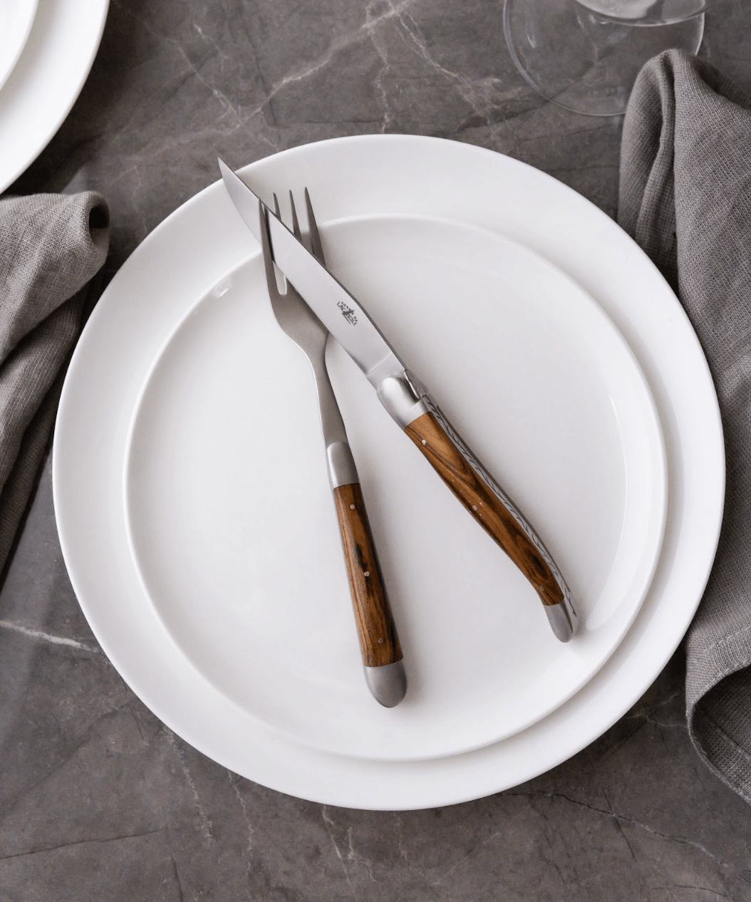 Forge de Laguiole Pistachio Table Knives — Set of 6 - image 2