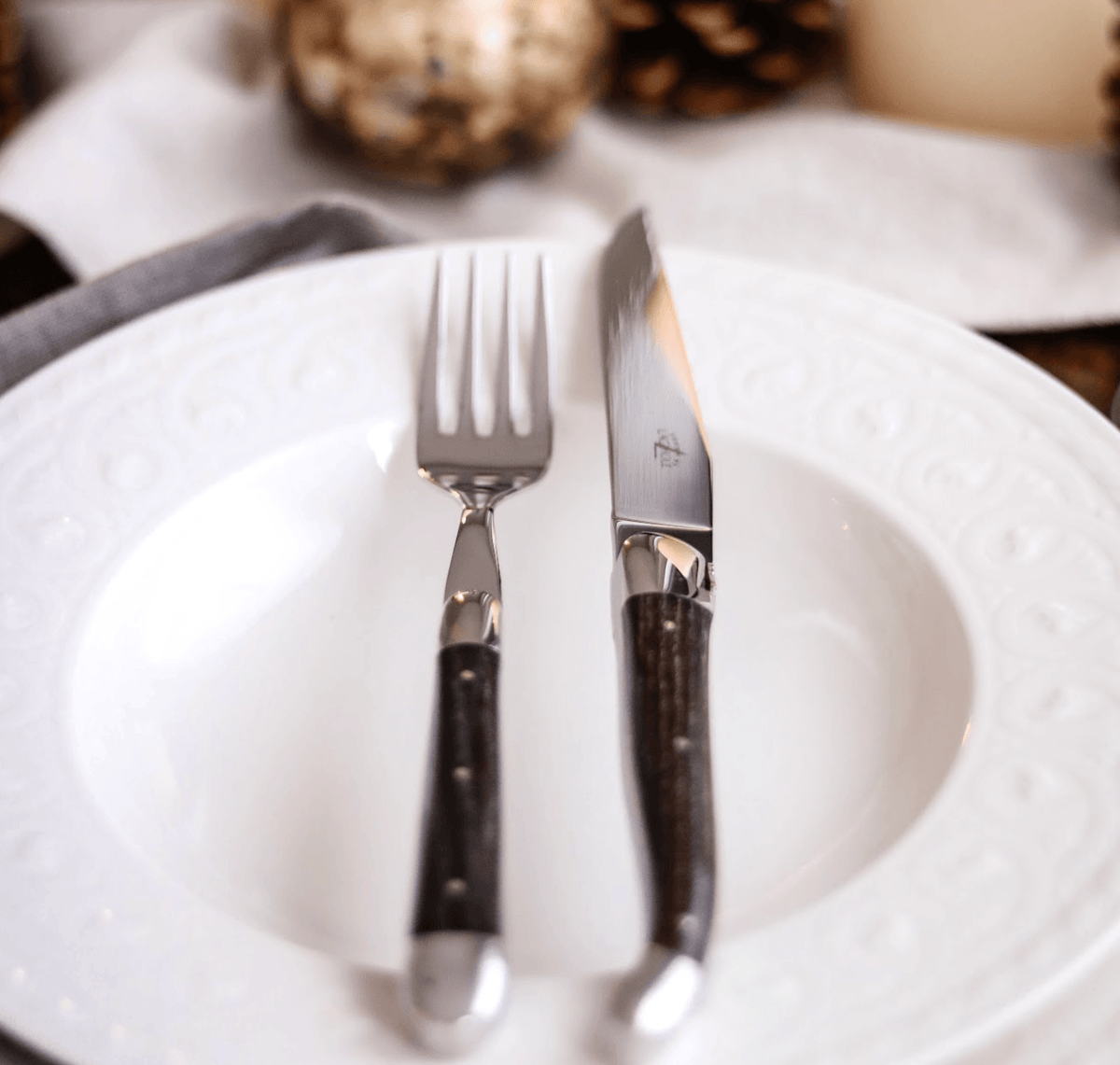 Forge de Laguiole Densified Ash Forks — Set of 6