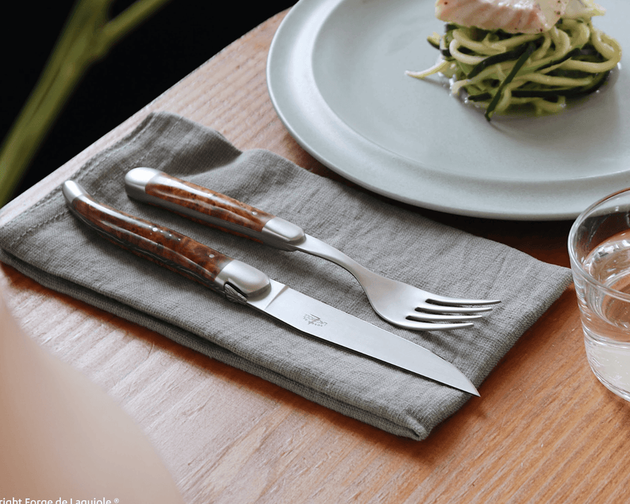 Forge de Laguiole Thuya Table Knives — Set of 6 - image 5