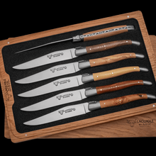 Laguiole en Aubrac French Woods Table Knives - 6 Pieces