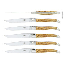 Forge de Laguiole Birch Complete Set — 24 Pieces
