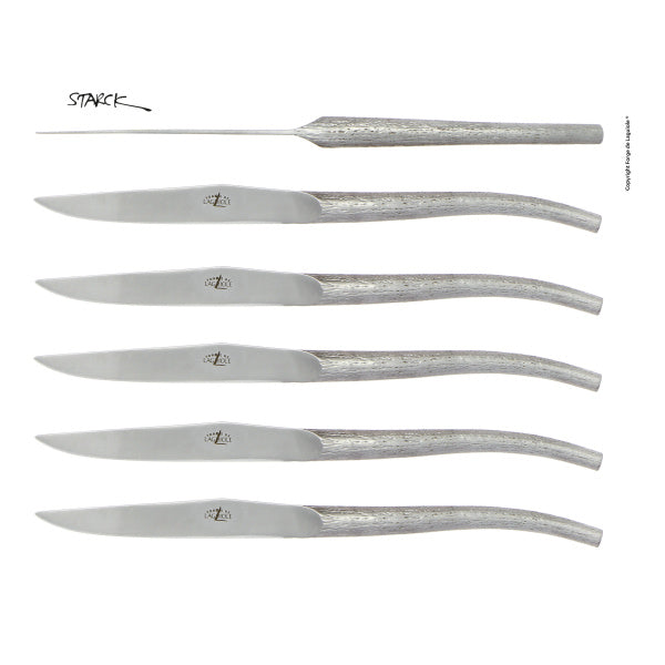 Forge de Laguiole "LOG" Table Knives — Set of 6