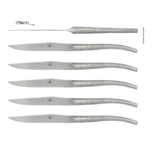 Forge de Laguiole "LOG" Table Knives — Set of 6