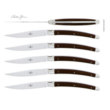 Forge de Laguiole Ghion Densified Ash Table Knives — Set of 6