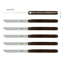 Forge de Laguiole Putman Densified Ash Table Knives — Set of 6