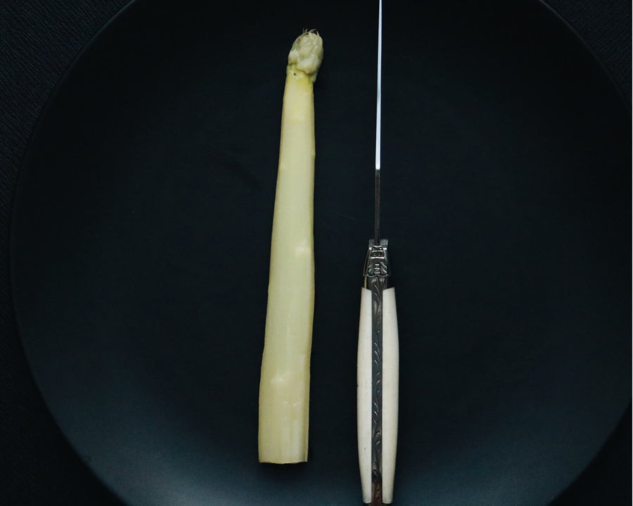 Forge de Laguiole Bone Table Knives — Set of 6