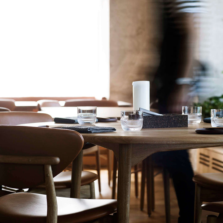 Table Noir Cafe glass og karaffel av Rikke Malling (Klart Krystallglass)