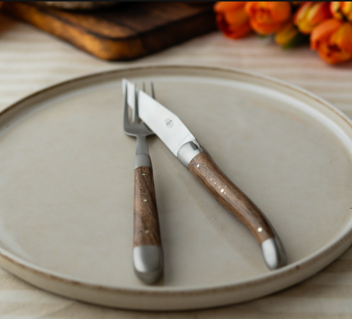 Forge de Laguiole Walnut Table Knives — Set of 6 - image 3