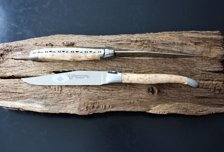Laguiole en Aubrac Birchwood Table Knives - 6 Pieces