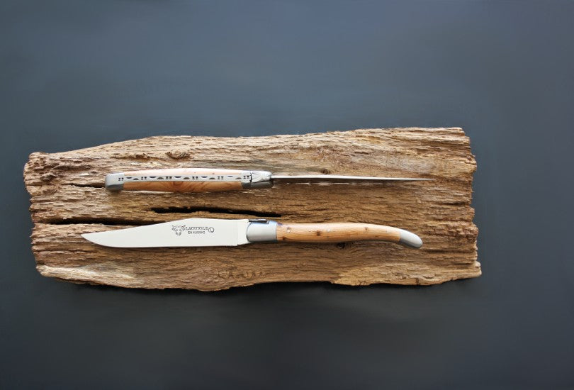 Laguiole en Aubrac Juniper Table Knives - 6 Pieces - image 5