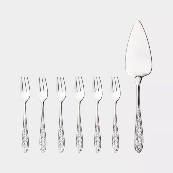 Hardanger Kristin Cake Set