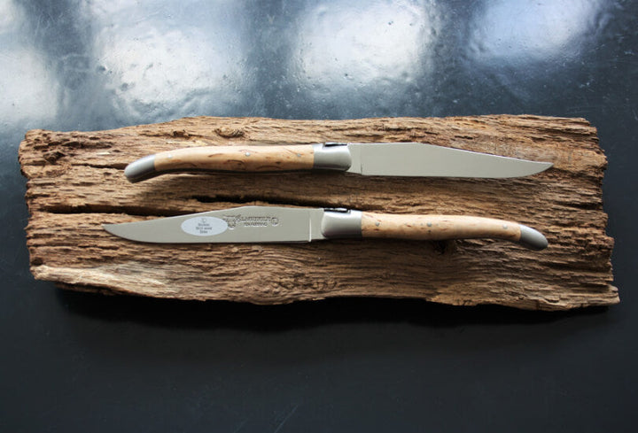 Laguiole en Aubrac Birchwood Table Knives - 6 Pieces - image 2