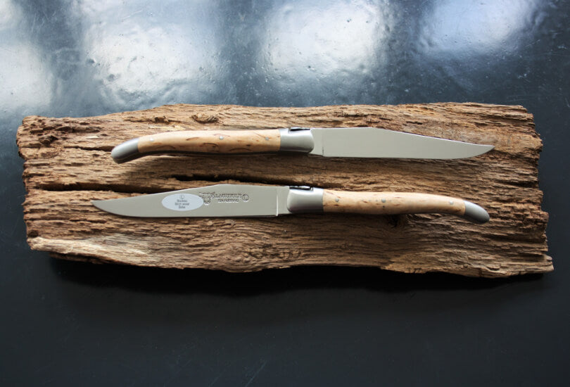 Laguiole en Aubrac Birchwood Table Knives - 6 Pieces - image 2