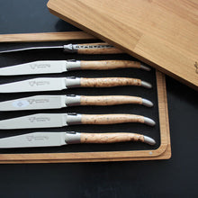 Laguiole en Aubrac Birchwood Table Knives - 6 Pieces - image 3