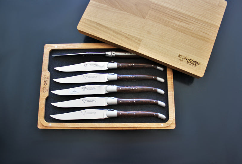 Laguiole en Aubrac Wenge Table Knives - 6 Pieces - image 5
