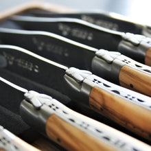 Laguiole en Aubrac Olivewood Table Knives - 6 Pieces - image 3